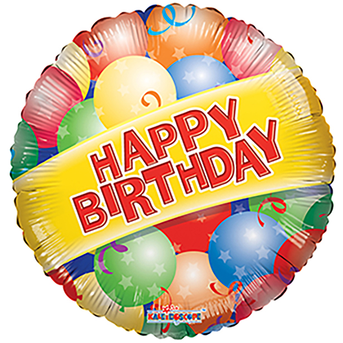 Birthday lots of balloons - Giv en ballon