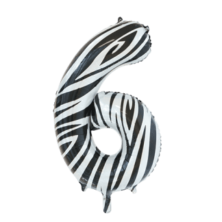 Folie tal 6 - Zebra - Giv en ballon