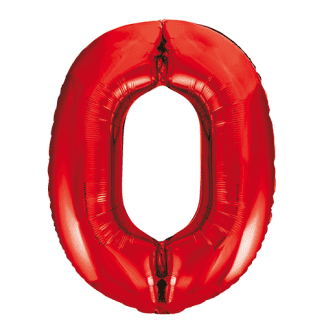 Folie tal 0 - Rød - Giv en ballon
