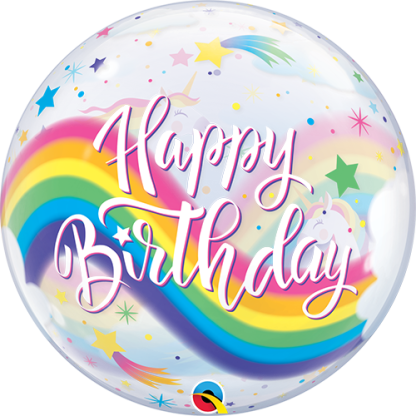 Birthday rainbow unicorns