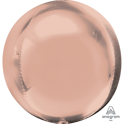 Rose gold orbz ballon 38x40cm