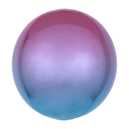 Ombré purple & blue orbz ballon 38x40cm