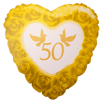 50 år guldbryllup - Giv en ballon
