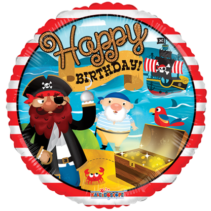 Happy birthday pirater - Giv en ballon