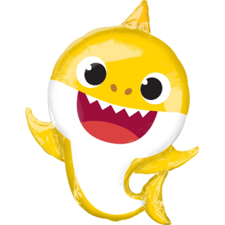 Baby shark gul - Giv en ballon