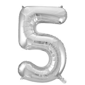 Folie tal 5 - Sølv - Giv en ballon