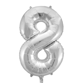 Folie tal 8 - Sølv - Giv en ballon