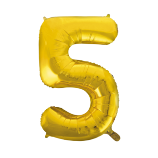 Folie tal 5 - Guld - Giv en ballon