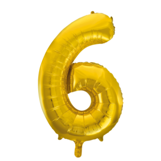 Folie tal 6 - Guld - Giv en ballon