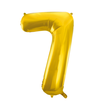 Folie tal 7 - Guld - Giv en ballon