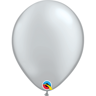 Silver 11" ballon – 100 stk