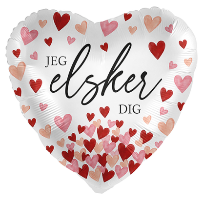 Jeg elsker dig med hjerter
