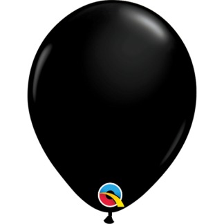 Onyx black - Rund 5" ballon - 100 stk