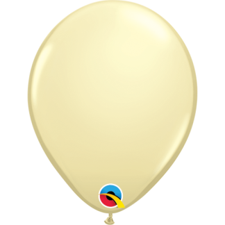 Ivory silk - Rund 5" ballon - 100 stk
