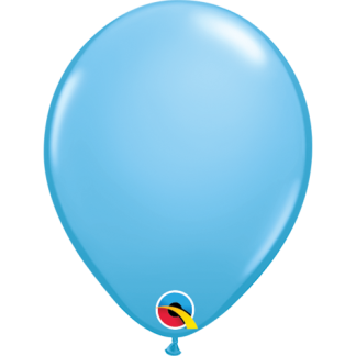 Pale blue - Rund 5" ballon - 100 stk