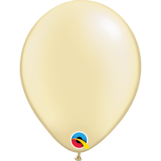 Pearl ivory - Rund 5" ballon - 100 stk