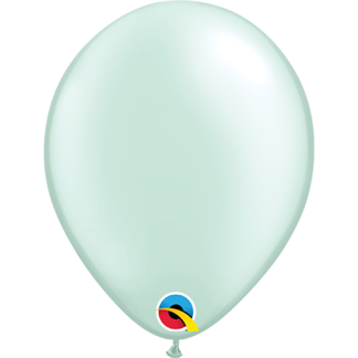 Pearl mint green - Rund 5" ballon - 100 stk