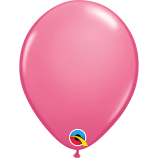 Rose - Rund 5" ballon - 100 stk