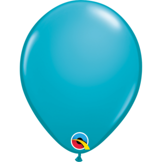 Tropical teal - Rund 5" ballon - 100 stk