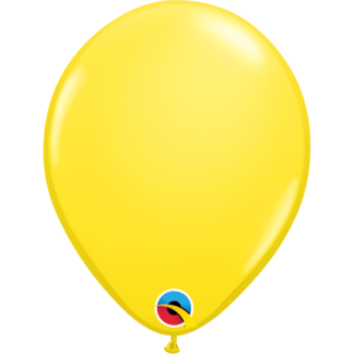 Yellow - Rund 5" ballon - 100 stk