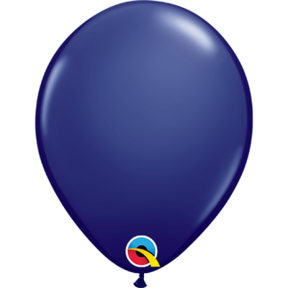 Navy - Rund 5" ballon - 100 stk