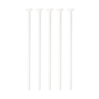 Ballonpind i pap - hvid 40cm