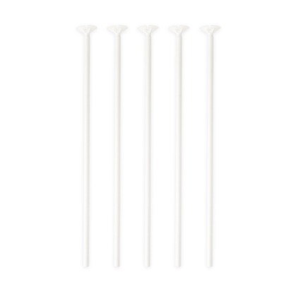 Ballonpind i pap - hvid 40cm