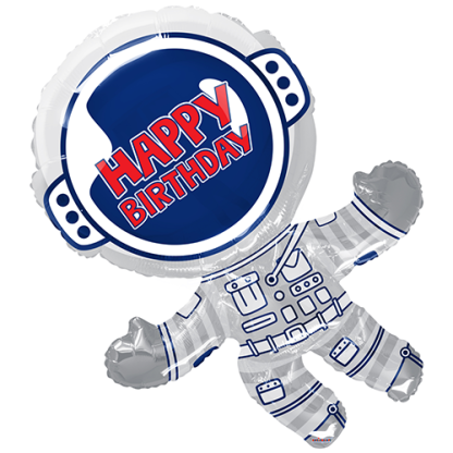 Astronaut happy birthday - Giv en ballon