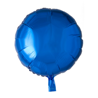 Folieballon rund navy blå - Giv en ballon