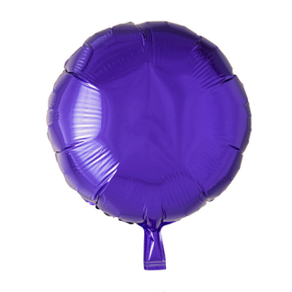 Folieballon rund lilla - Giv en ballon