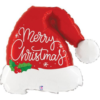 Merry Christmas nissehue - Giv en ballon