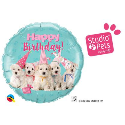 Birthday puppies - Giv en ballon
