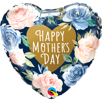Mother's Day Pink & Blue Roses