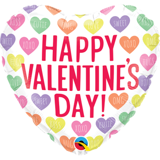 Valentine's Conversation Heart - Giv en ballon