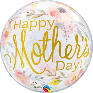 Mother's Day Watercolor Floral - Giv en ballon