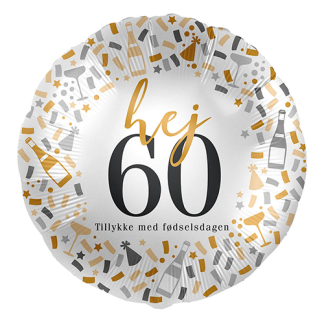 Hej 60 år - Giv en ballon