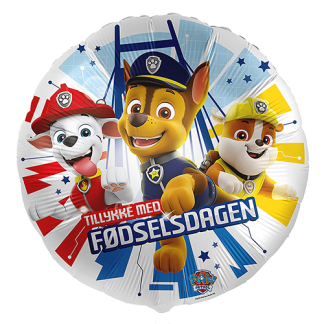 Paw patrol tillykke med fødselsdagen - Giv en ballon