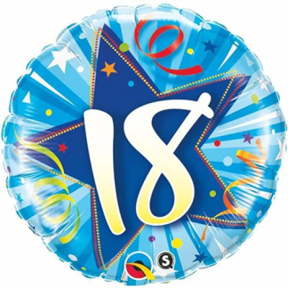 Shining blue star 18 - Giv en ballon