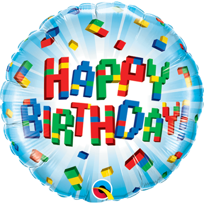 Birthday exploding blocks - Giv en ballon