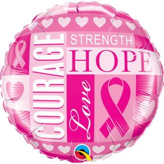 Bryst cancer inspiration - Giv en ballon