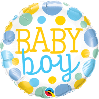 Baby boy folie ballon - Giv en ballon