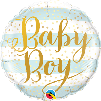 Baby boy folie ballon - Giv en ballon
