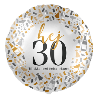 Hej 30 år - Giv en ballon