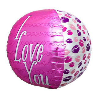 Love you kisses - Giv en ballon