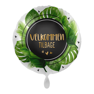 Velkommen tilbage palme blade - Giv en ballon