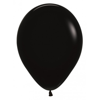 Fashion Black 080 - 12" ballon – 50 stk