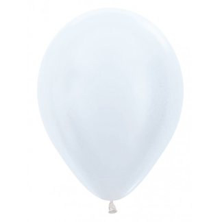 Pearl White 405 - 12" ballon – 50 stk