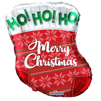 Julesok Ho ho ho! Merry Christmas - Giv en ballon