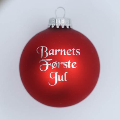 Julekugle - Barnets første jul
