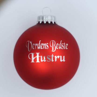 Julekugle - Verdens bedste hustru